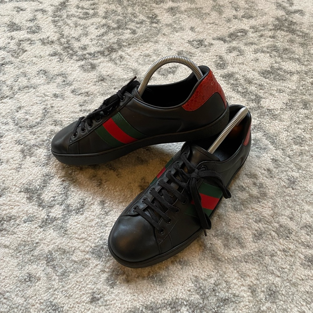 Gucci Men’s Ace Leather Sneaker